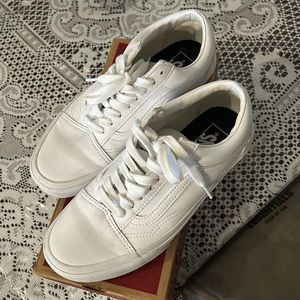 Vans Woman’s White old school size 8